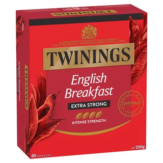 TWININGS TEA ENGLISH BREAKFAST EXTRA STRONG 200G