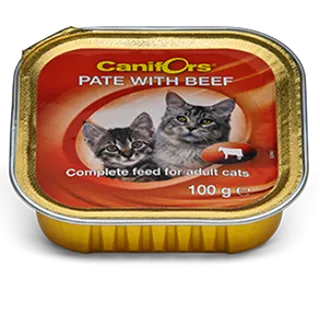 CANIFORS CAT MEAT PATE WITH BEEF 100G