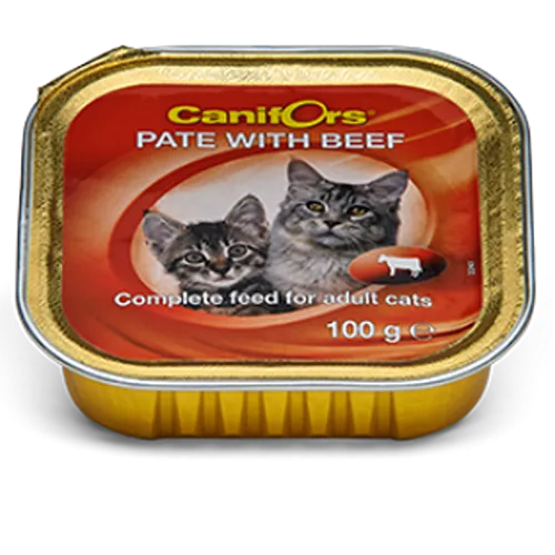 CANIFORS CAT MEAT PATE WITH BEEF 100G