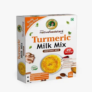 نيتف فود مزيج حليب الكركم 100G