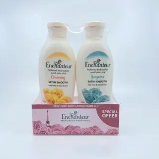 ENCHANTEUR HAND & BODY LOTION CHARMING PROMO 10% OFF 250MLX2