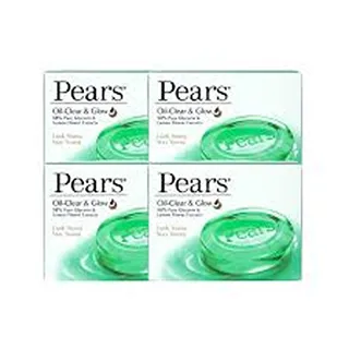 PEARS SOAP OIL CLEAR & GLOW PROMO B3G1 125GRX3+1