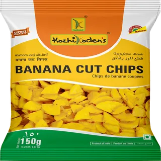 KOZHI KODENS BANANA CHIPS CUT 150G