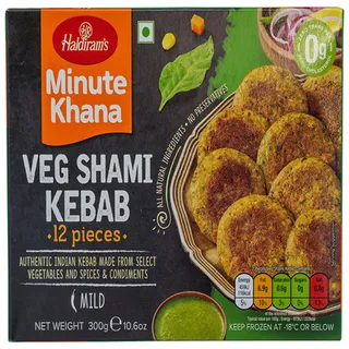 HALDIRAMS FROZEN VEG SHAMI KABAB 300G