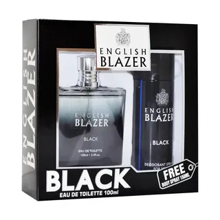 إنجلش بليزر عطر EDT أسود 100ML + بخاخ ديو 150ML مجانا