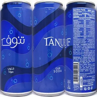 تنوف صودا كلوب 300ML
