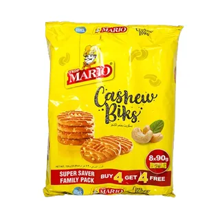 MARIO BISCUIT CASHEW BIKS SPECIAL OFFER 90GX8