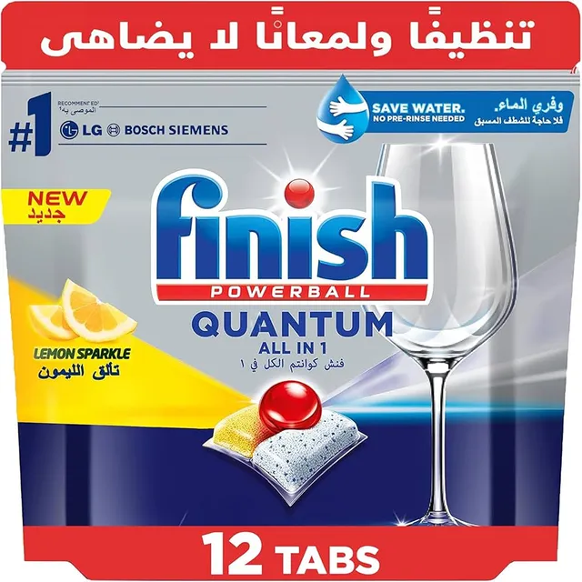 فينيش أقراص غسالة أطباق ألتيميت كل في واحد ليمون 12S