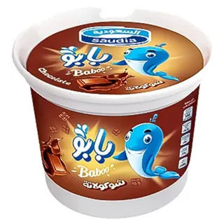 SAUDIA ICE CREAM CHOCOLATE BABOO CUP 120ML