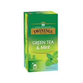 TWININGS GREEN TEA & MINT BAG SPECIAL OFFER 75G