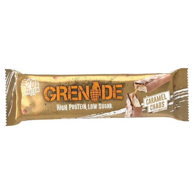 GRENADE PROTEIN BAR CARAMEL CHAOS 60G