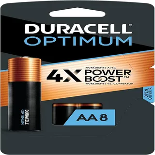 DURACELL OPTIMUM BATTERIES PROMO AA 8S