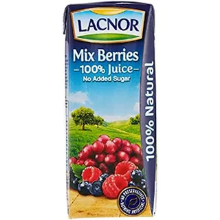 لاكنور عصير توت مشكل 100% بدون سكر 180ML