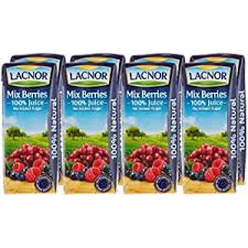 LACNOR JUICE MIXED BERRIES 100% NAS 180MLX8