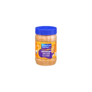 AMERICAN GARDEN PEANUT BUTTER CRUNCHY 16 OZ