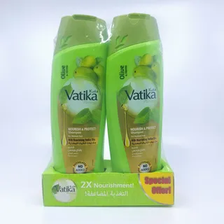 DABUR VATIKA SHAMPOO NOURISH & PROTECT PROMO 400MLX2