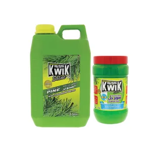 KWIK DISINFECTANT PINE PROMO 2.5LTR+1KG GEL
