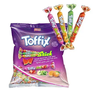 ELVAN CANDY SOFT TOFFIX STICK FRUITY 800G