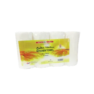 سبار منشفة مطبخ 100SHEETS 3+1