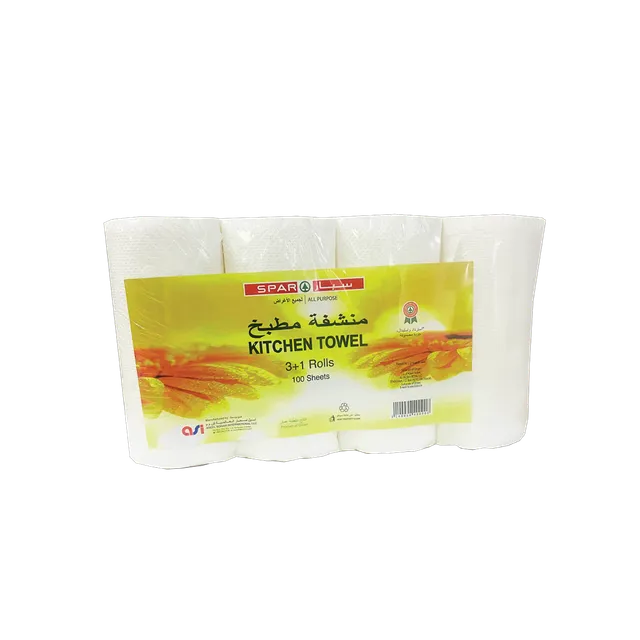 سبار منشفة مطبخ 100SHEETS 3+1