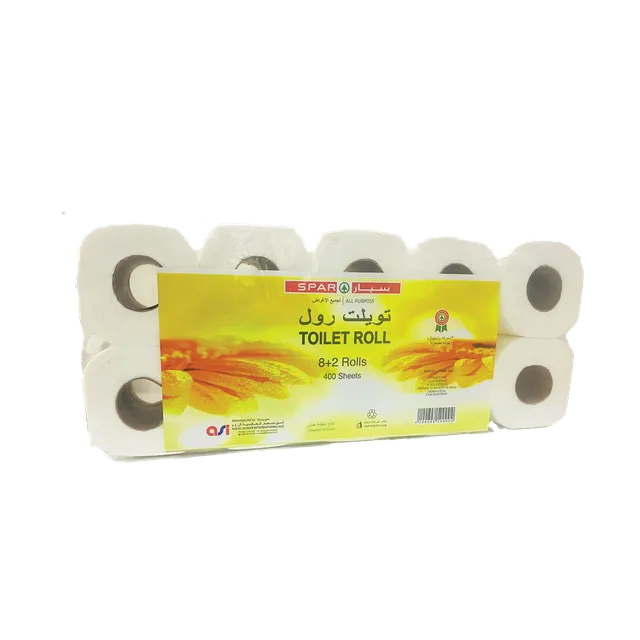 SPAR TOILET ROLL 400SHEETS 8+2