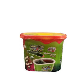 COCOCANDY GUMMY STICK SOUR GEL STRAWBERRY LEMON 50G