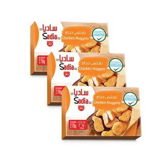 SADIA FROZEN TRADITIONAL CHICKEN NUGGETS SPCL 270GX3