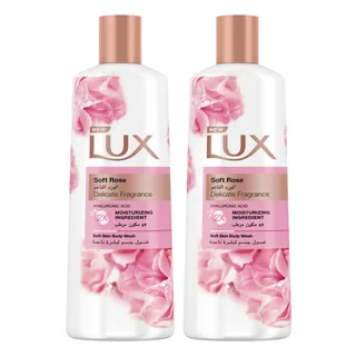 LUX BODY WASH SOFT ROSE PROMO @15% OFF 250MLX2