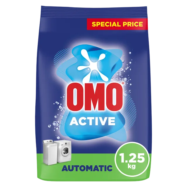 OMO DETERGENT POWDER HS TOP LOAD PROMO 1.25KG