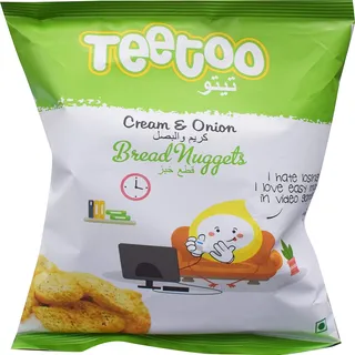 TEETOO BREAD NUGGETS CREAM & ONION 23G