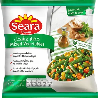 سيارا خضروات مشكلة مجمدة 400G