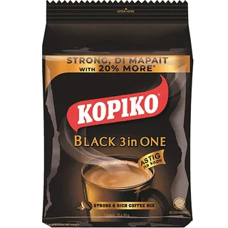 KOPIKO قهوة سوداء 3 في 1 25GX10