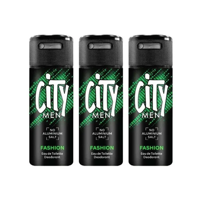 CITYMEN DEO SPRAY FASHION PROMO @ 20% OFF 150MLX3