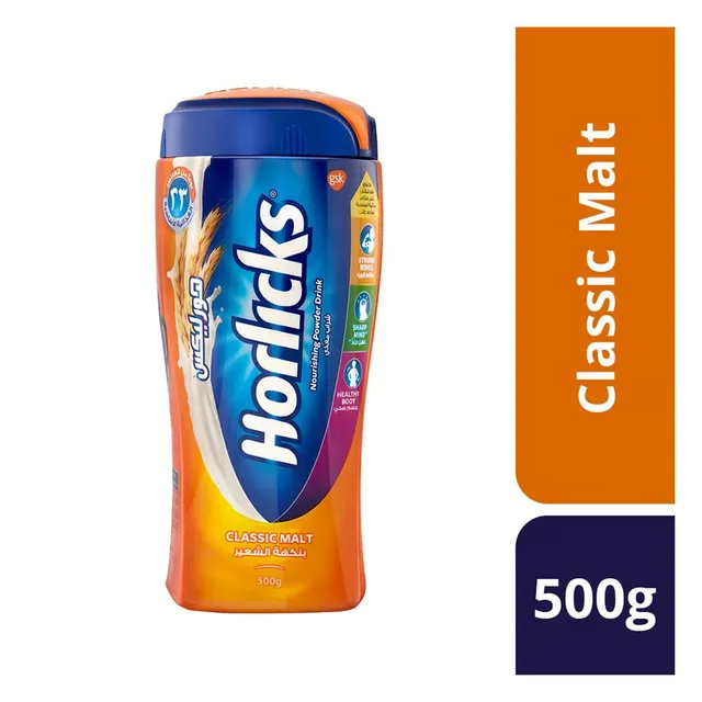 HORLICKS DRINK CLASSIC MALT SPECIAL OFFER 500G