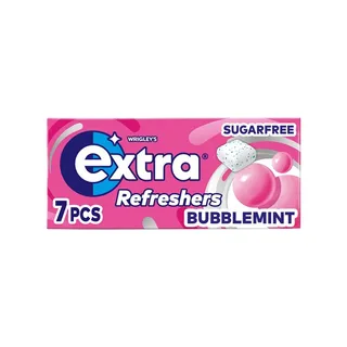 WRIGLEYS EXTRA REFRESHERS BUBBLEMINT GUM 15.6G
