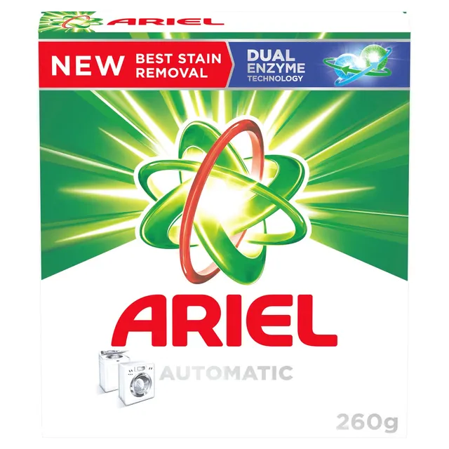ARIEL DETERGENT POWDER TICK GREEN 260G