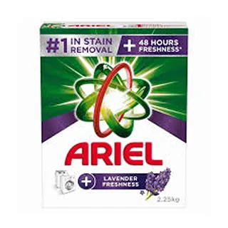 ARIEL DETERGENT POWDER TICK GREEN LAVENDER 2.25KG