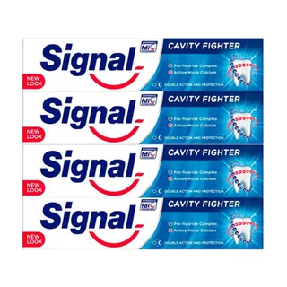 SIGNAL TOOTH PASTE CAVITY FIGHTER PROMO 75MLX3+1