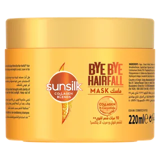 SUNSILK HAIR CREAM BYE BYE HAIRFALL MASK 220ML