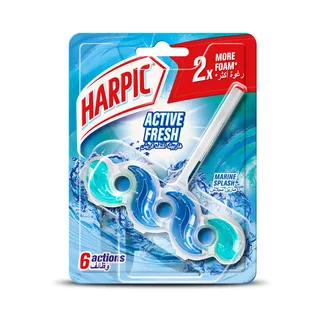 HARPIC TOILET RIM BLOCK MARINE SPLASH 35G