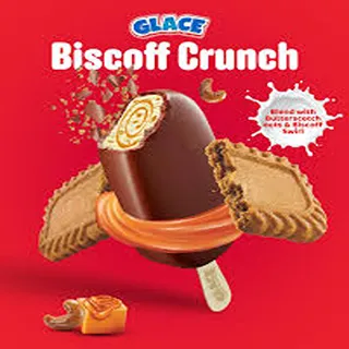 GLACE ICE CREAM BISCOFF CRUNCH 100ML