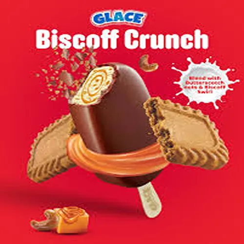 GLACE ICE CREAM BISCOFF CRUNCH 100ML
