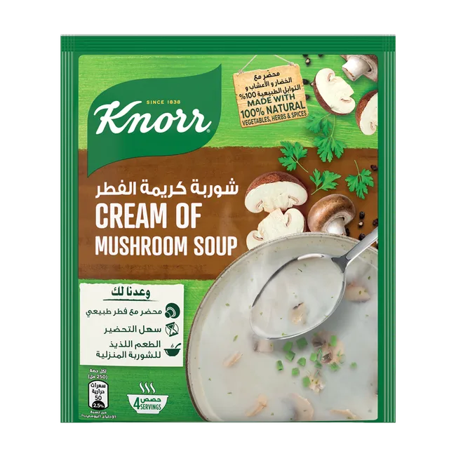 KNORR شوربة كريمة فطر 53G