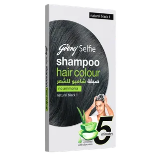 GODREJ SHAMPOO HAIR COLOUR NATURAL BLACK 18ML