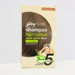 GODREJ SHAMPOO HAIR COLOUR NATURAL BROWN 18ML