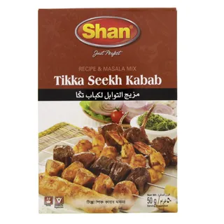 SHAN TIKKA SEEKH KABAB MASALA 50G