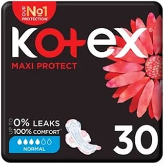 KOTEX فوط صحية ماكسي عادية + أجنحة سبيشل برومو 30S