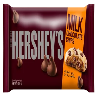 هيرشيز رقائق شوكولاتة حليب للخبز 285G