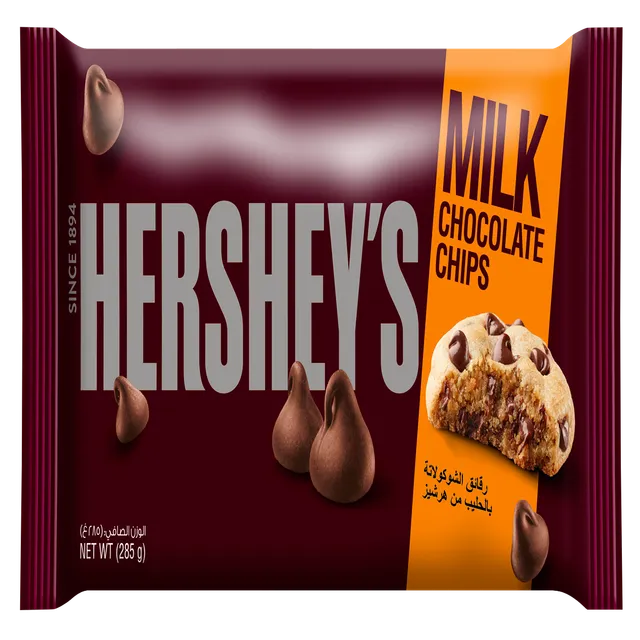 هيرشيز رقائق شوكولاتة حليب للخبز 285G