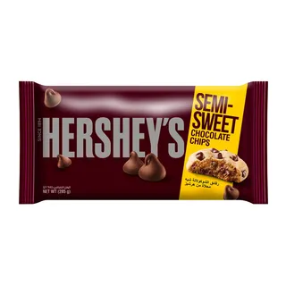 هيرشيز رقائق شوكولاتة شبه حلوة للخبز 285G